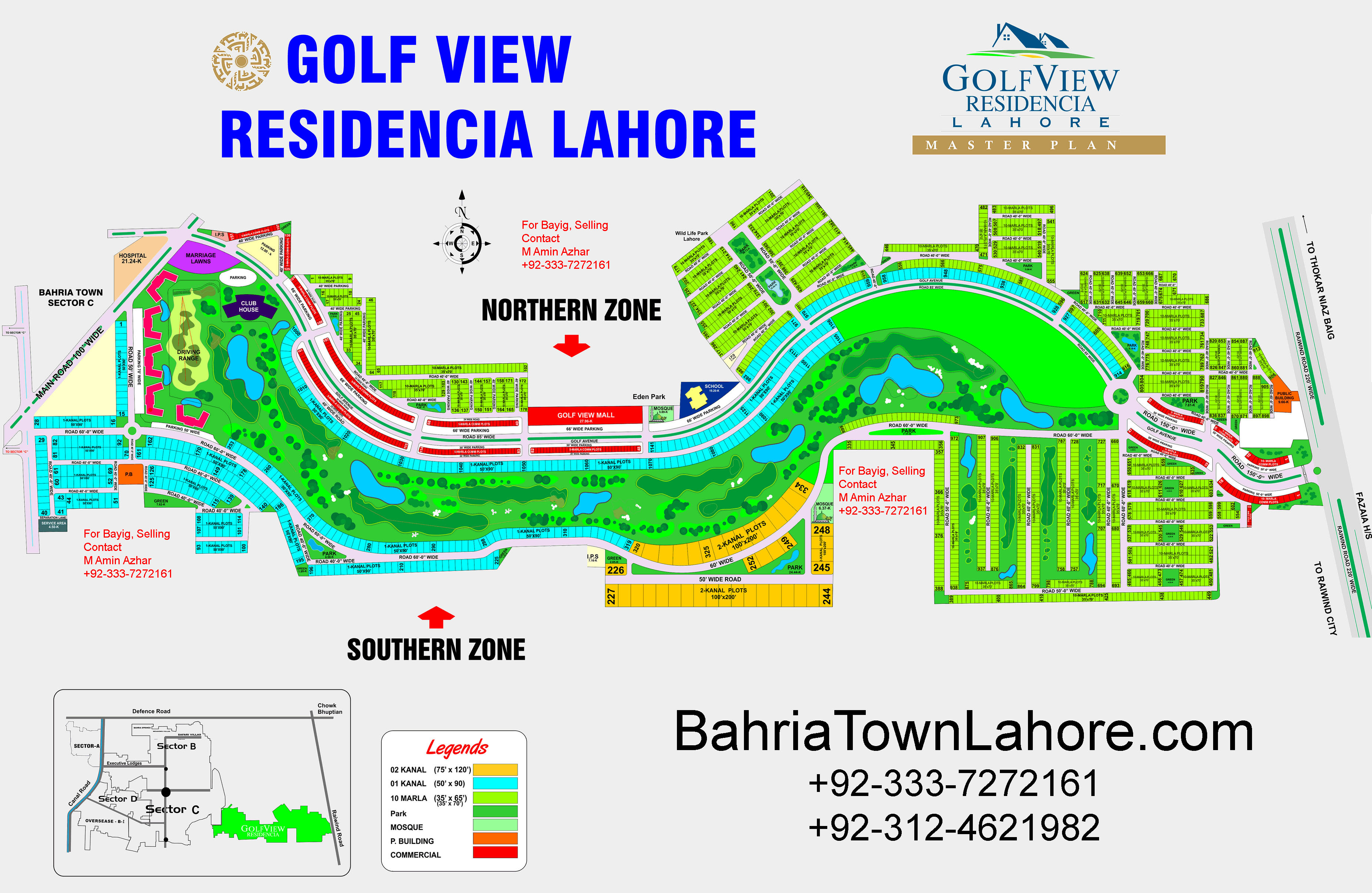 Bahria Town Sector C Overseas Enclave Phase 2 Map
